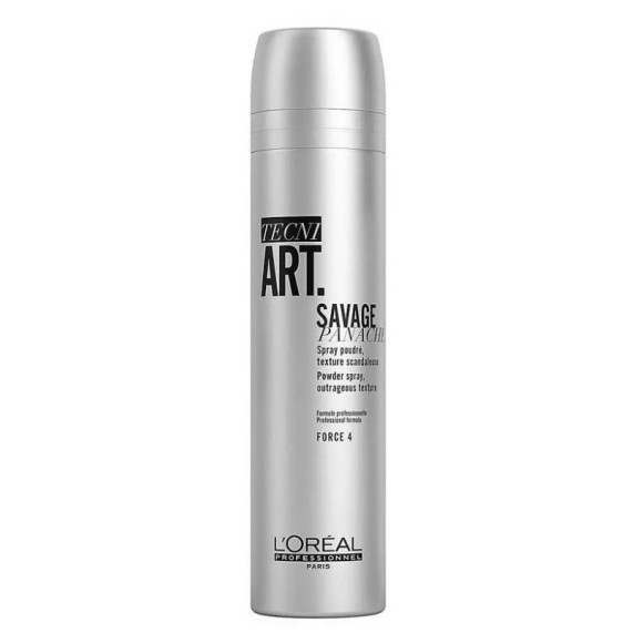 Cпрей сухой Savage Panache Pure сильной фиксации с пудровой текстурой Tecni.art L'oreal Professionnel, 250 мл