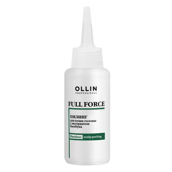 Пилинг для кожи головы с экстрактом бамбука Full Force Ollin Professional, 80 мл