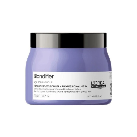 Маска для сияния осветленных и мелированных волос Blondifier L'oreal Professionnel, 500 мл