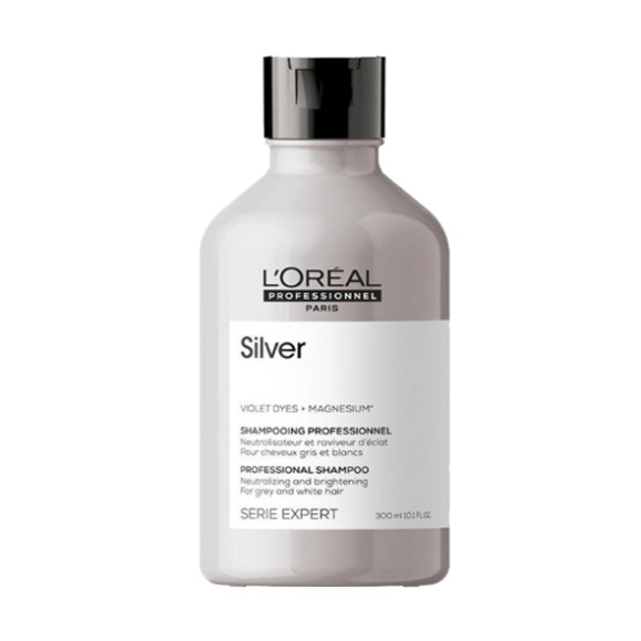 Шампунь для седых и обесцвеченных волос Expert Silver L'oreal Professionnel, 300 мл