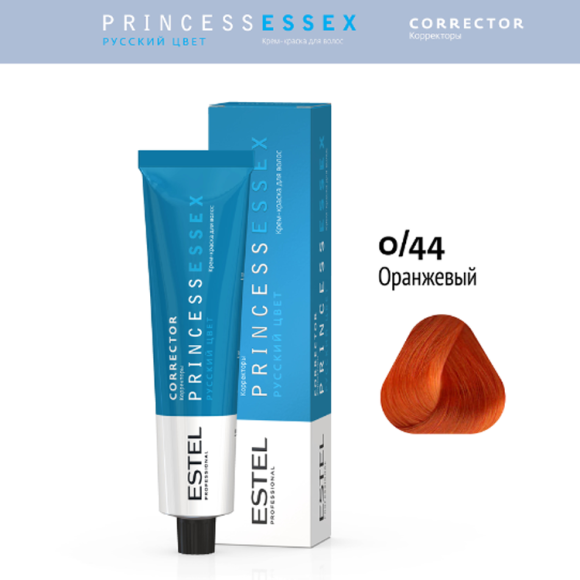 Краска для волос Estel Princess Essex 0/44 Корректор оранжевый, 60 мл Краска для волос Estel Princess Essex 0/44 Корректор оранжевый, 60 мл