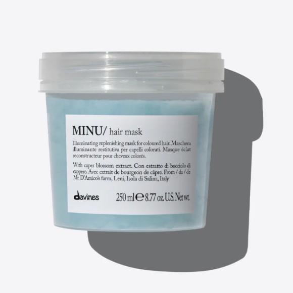 Восстанавливающая маска для окрашенных волос Minu Hair mask Davines, 250 мл