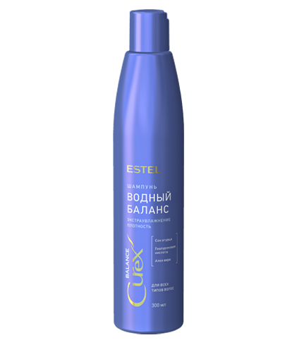Шампунь Водный баланс для всех типов волос Curex BALANCE Estel 300 мл