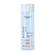 Питательный оттеночный шампунь для оттенков блонд Серебро Blond Bar Shampoo Kapous, 200 мл