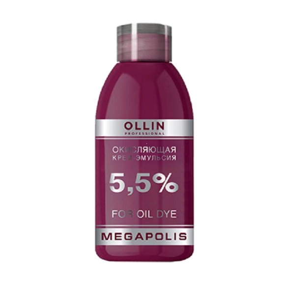 Окисляющая крем-эмульсия 5,5% Oxidizing cream-emulsion Ollin Megapolis Ollin Professional, 75 мл