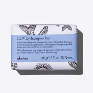 Твёрдый шампунь Love для разглаживания завитка Davines, 100 гр