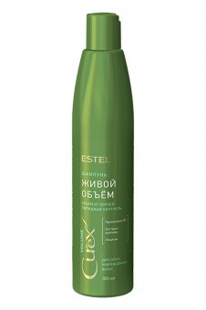 Шампунь придание объема для сухих и поврежденных волос Curex Volume Estel 300 мл