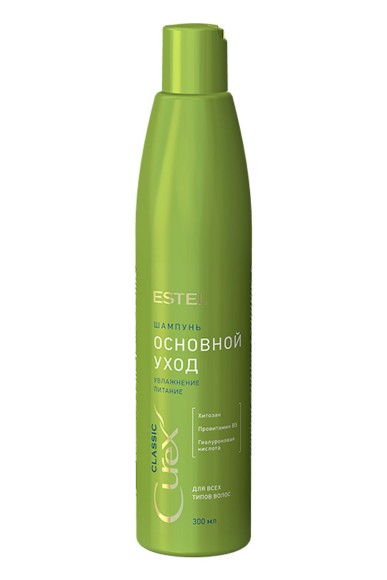 Шампунь увлажнение и питание для всех типов волос Curex Estel 300 мл