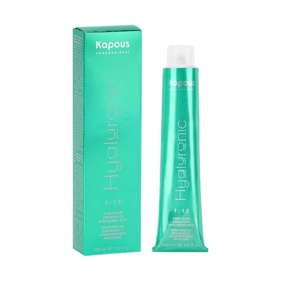 Краска для волос с гиалуроновой кислотой Kapous HY 5.18 светлый коричневый лакричный, 100 мл Краска для волос с гиалуроновой кислотой Kapous HY 5.18 светлый коричневый лакричный, 100 мл