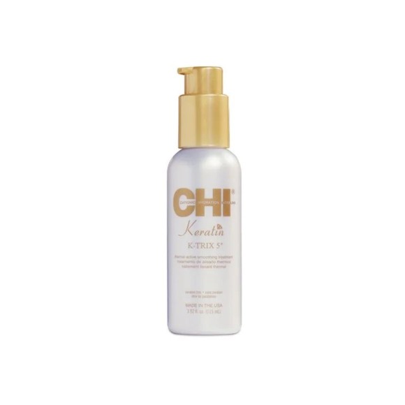 Разглаживающая эмульсия для волос с кератином Keratin K-TRIX 5 Thermal Active Smoothing Treatment Chi, 115 мл