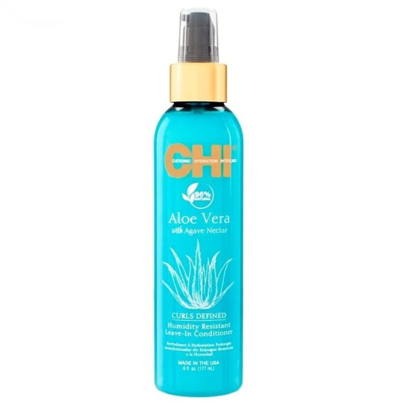 Несмываемый увлажняющий кондиционер Aloe Vera with Agave Nectar Chi, 355 мл