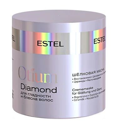 Маска шелковая для гладкости и блеска волос Otium Diamond Estel 300 мл