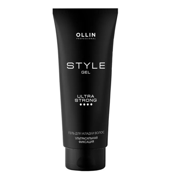 Гель для укладки волос ультрасильной фиксации Gel Ultra Strong Style Ollin Professional, 200 мл