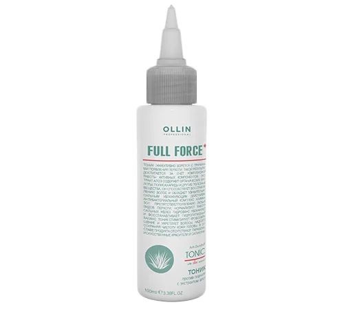 Тоник против перхоти с экстрактом алоэ Full Force Ollin Professional, 100 мл