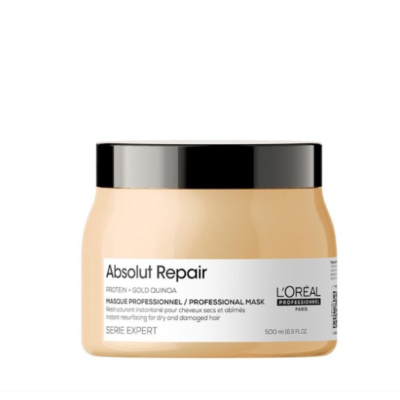 Маска с золотой текстурой для восстановления волос Serie Expert Absolut Repair L'oreal Professionnel, 500 мл