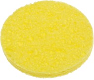 Спонж Dewal Beauty MR-CE-8510 для снятия макияжа, желтый, 85 x 85 x 10 мм 2 шт