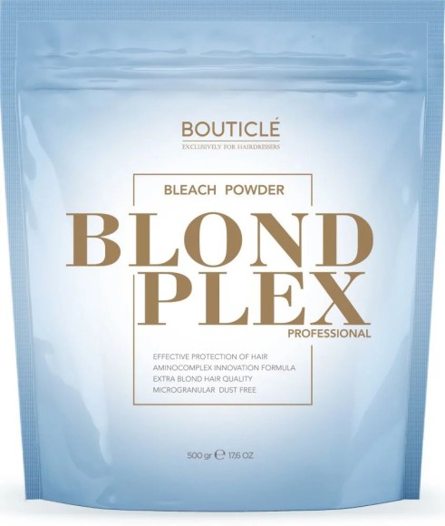 Обесцвечивающий порошок с аминокомплексом Blond Plex Powder Bleach Bouticle 500 гр