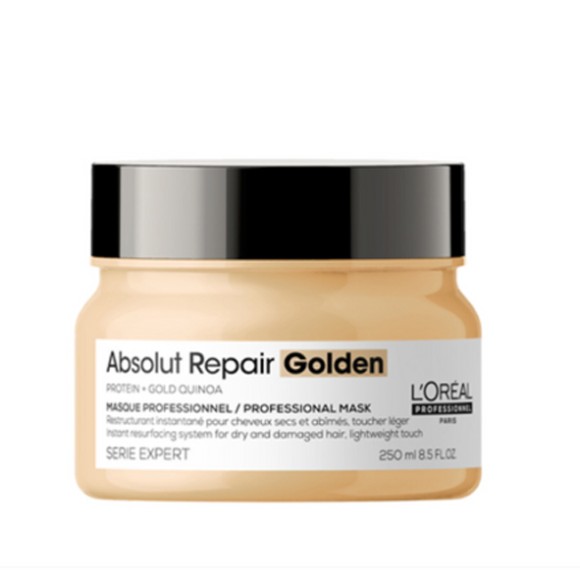 Маска с золотой текстурой для восстановления поврежденных волос Absolut Repair GOLDEN L'oreal Professionnel, 250 мл