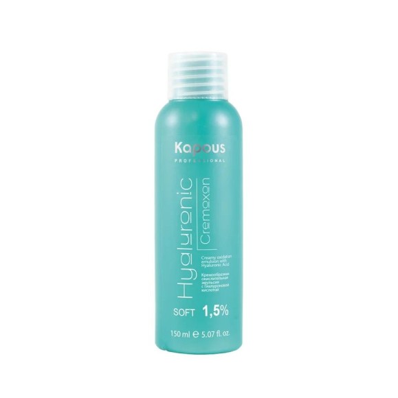 Кремообразная окислительная эмульсия Hyaluronic Cremoxon 1,5% Kapous, 150 мл