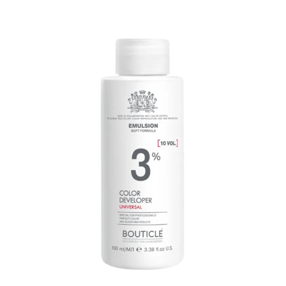 Окисляющая эмульсия 3% Developer Emulsion 10 vol Bouticle 100 мл